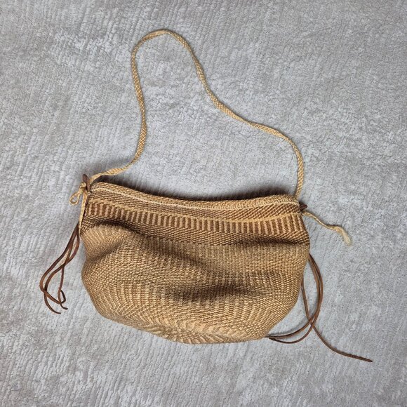 Vintage Handwoven Sisal Tote Market Bag from Kenya  Large - Picture 2 of 15